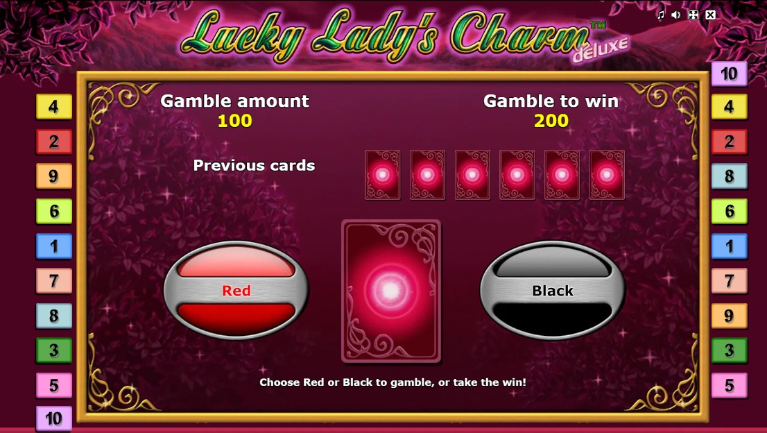 Lucky Lady's Charm Gamble-Feature