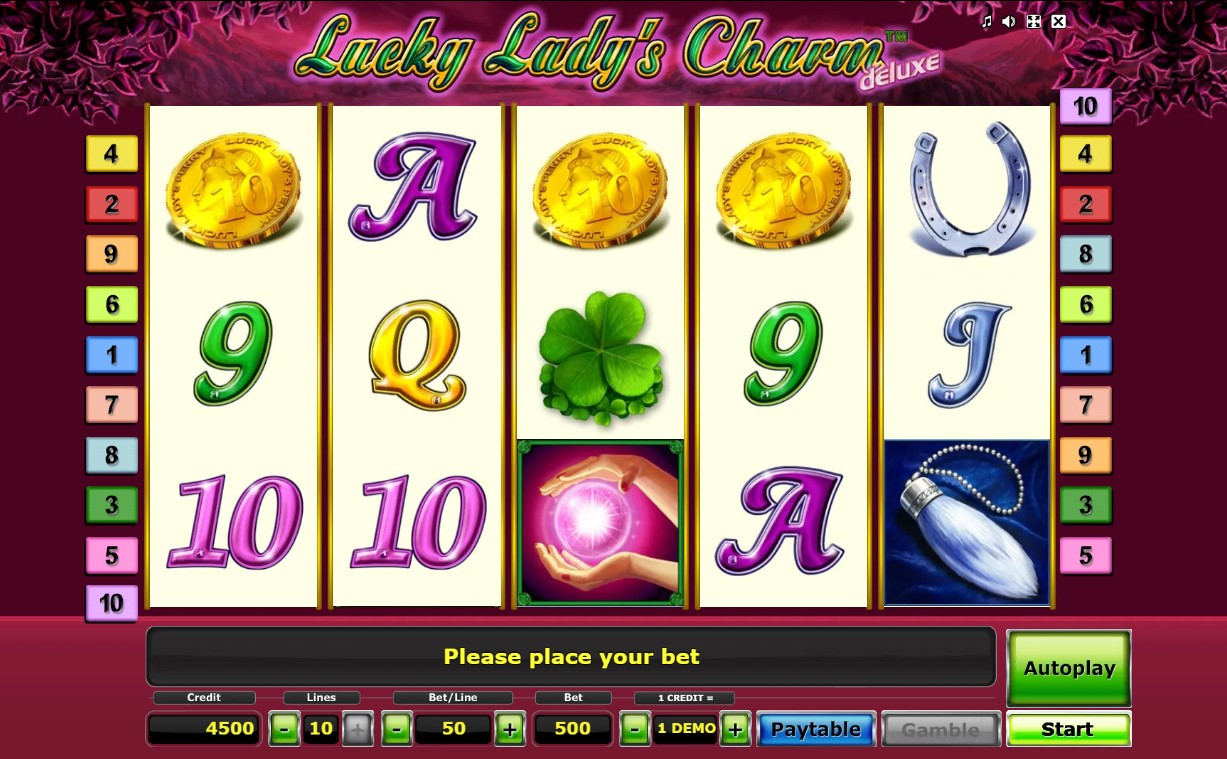 Lucky Lady's Charm gratis spielen ohne anmeldung